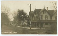 RPPC Hotel Wenzel Main St MONTANDON PA Northumberland County Real Photo Postcard picture