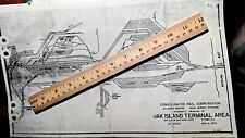 1979 Conrail Oak Island NJ Terminal Conductors Qualifying Map picture