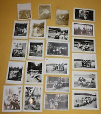 Vintage 1940s Picnic and Camping Photos (48) and 2 Album Snapshot Books picture