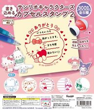 Writeable Sanrio Characters Capsule Stamp 2 [Set of 5 Types (Full Complete)] Gac picture