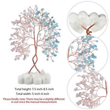 Natural Crystal Tree With Double Heart Rock Quartz Cluster Base For Home Decor picture