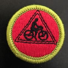 Boy Scout Merit Cycling Merit Badge Vintage No Longer in use. picture