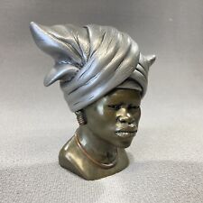 Casper Darare South African Xhosa Female Mixed Metal Head Sculpture 18/300 4.5