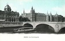 Vintage Postcard La Conciergerie Courthouse Prison Royal Palace Paris France picture