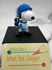 Vintage Peanuts Snoopy PVC Mini Toy Figure Baseball Batter Up VGC Lot L picture