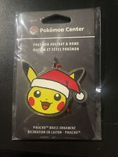 Pokemon Center - Pikachu Pokémon Holiday and Home Brass Christmas Ornament 2020 picture