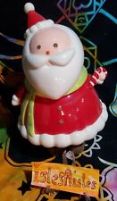 Target Home BE MERRY SANTA Cookie Jar Christmas Winter 2008 picture