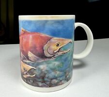 Vintage 1997 Exclusive Starbucks Sockeye Salmon Coffee Tea Mug Gently Used Cond picture