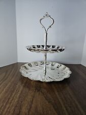 Two Tier Silverplated Serving Tray picture