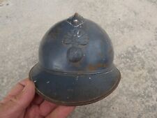 WW1 Original French Infantry Helmet Mle 1915 without Strap picture