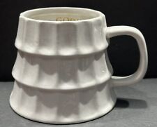 Godiva - Christmas Tree - White - Coffee Cocoa  Mug - 4” - Stoneware Ceramic EUC picture