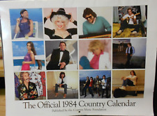 Official 1984 COUNTRY MUSIC FOUNDATION Calendar, Dolly Parton Willie Nelson etc. picture