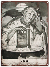 1905 Lux Soap Witch Halloween Advertising Ad Baked Metal Repro Sign 9x12 60154 picture