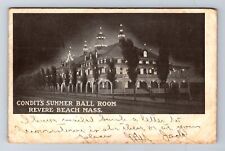 Revere Beach MA-Massachusetts, Condit's Summer Ball Room, Vintage c1906 Postcard picture