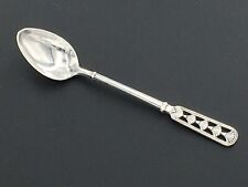 VINTAGE 830 SILVER SCALLOP/ SHELL DESIGN HANDLE DEMITASSE SPOON picture