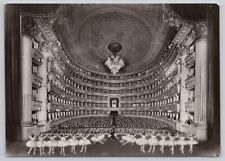 Milan Italy, Teatro alla Scala, Ballet, Vintage RPPC Real Photo Postcard picture