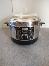 Deep Fat Fryer Sears Model 309-69320 Chrome Vintage 1968 Tested Working picture