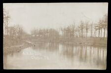 CHAPIN ILLINOIS  SOUTH SIDE LAKE  RPPC  1909 picture