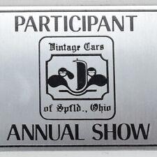 1980s Vintage Car Annual Show Meet Participant Springfield Ohio picture
