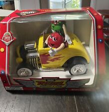 M&M's Rebel Without A Clue Red & Green M&M Yellow Roadster Candy Dispenser NOS picture