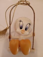 Lenox 2000 Tweety Swings Into Christmas Ornament Missing Tip Of His Hat Notice picture