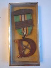 1962 TRINITY RIFLE CLUB SHOOTING MEDAL - JUNIOR 100 YARD - BLACKINTON IN CASE  picture