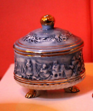 Vintage E.B.R. Capodimonte Porcelain Nude Cherubs  Sugar Bowl picture