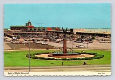Postcard Dallas Love Field Airport Spirit of Flight Memorial Airplanes Flight picture