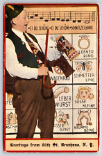 86th Street Brauhaus New York City New York NY Vintage Advertising Postcard picture