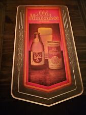 Old milwaukee  beer sign vintage antique works as it should picture