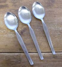 3 Oval Soup Place Spoons ESM RemaLux Stainless Germany Chrom Nickel Stahl RMX10 picture