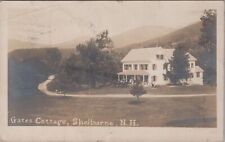 Shelburne, NH: RPPC 1907 Gates Cottage, New Hampshire Real Photo Postcard picture
