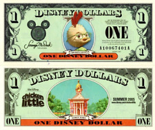 Very Scarce 2005 Chicken Little Disney Dollar ** Lowest Price on eBay picture