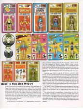 2004 Action Figures Toy PRINT AD - MEGO SUPER-HEROES BEND 'N FLEX 1970'S RETRO picture