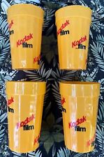 Vtg 80s Kodak Film Advertising Plastic Beverage Cups ~ PESCOR picture