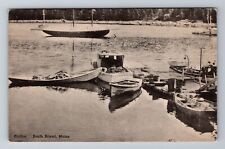 South Bristol ME-Maine, Harbor, Antique Vintage Souvenir Postcard picture