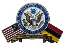 US STATE DEPARTMENT US EMBASSY YEREVAN ARMENIA COMMEMORATIVE CHALLENGE COIN 198 picture