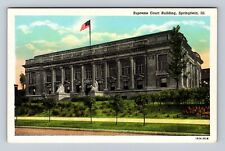 Springfield IL- Illinois, Supreme Court Building, Antique, Vintage Postcard picture