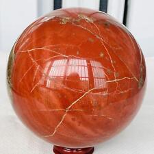 Natural Red jasper Sphere Quartz Crystal reiki Ball Healing 1940G picture