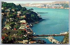 Sausalito California Ca Southern Marin County Shore Of San Francisco Pm Postcard picture