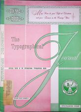 DECEMBER 1959 OFFICIAL PAPER OF THE INTERNATIONAL IYPOGRAPHICAL UNION CATALOG picture