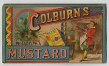 Victorian Colburn's Mustard Philadelphia Pennsylvania Trade Card  picture
