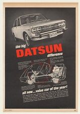 1968 Datsun 4-Door Sedan The Big Difference Vintage Ad picture