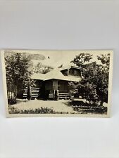 RPPC Postcard Roscommon Michigan FlopPoint Cabins Higgins Lake picture