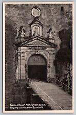 Postcard: Eingang, Festung Königstein, Sächs, Schweiz, Ph. Krebs, Unposted picture
