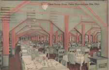 Coral Dining Room Cedar Point on Lake Erie Ohio OH interior 1950s linen F986 picture