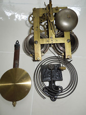 Antique Wm. L. Gilbert 902 Clock Movement dated 1896 original gong/bell/pendulum picture