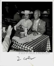 1961 Press Photo John and Ruth Cook, Grand Prize Beer executive, at party. picture