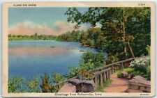 Postcard - Along The Shore - Greetings from Estherville, Iowa picture