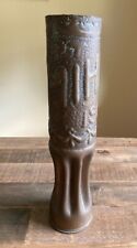 antique WW1 trench art vase artillery shell battle St. Mihiel France military picture